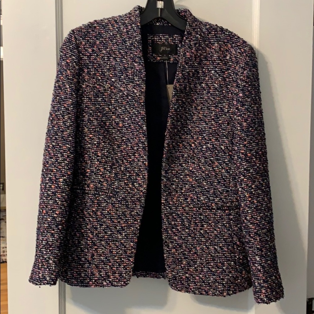 NWT!  J Crew cropped blazer